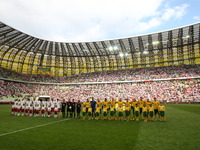 Gdansk, Poland 6th, June, 2014 Friendly football game between Poland and Lithuania National teams in Gdansk at PGE Arena stadium.
Polish and...