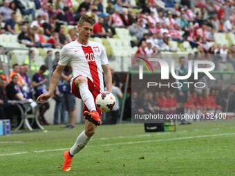 Gdansk, Poland 6th, June, 2014 Friendly football game between Poland and Lithuania National teams in Gdansk at PGE Arena stadium.
Lukasz Pis...