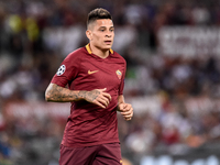 Juan Manuel Iturbe of Roma during the UEFA Champions League playoff match between AS Roma and FC Porto, at Olympic Stadium in Rome on August...