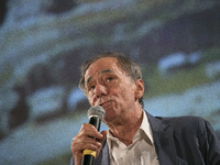 Roberto Vecchioni attends the 60th Taormina Film Fest on June 18, 2014 in Taormina, Italy. (