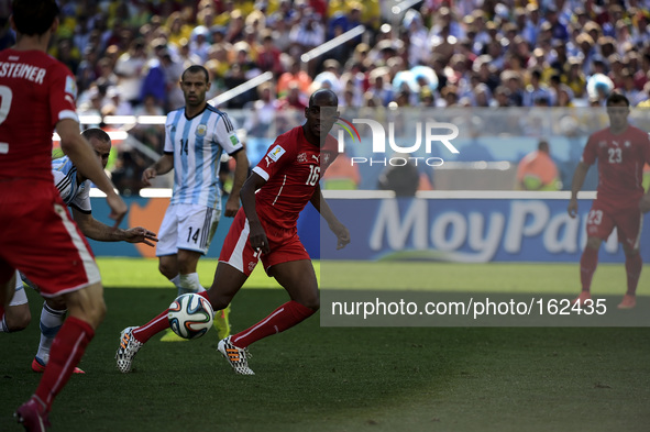 Extra Time of the match #55, for the Round of 16 of the 2014 World Cup, between Argentina and Switzerland, this tuesday, July 1st, in Sao Pa...