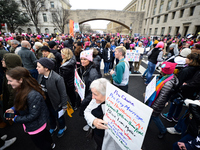 An estimated half-million have gathered in Washington DC, on Jan. 21, 2017, to participate in the Women’s March on Washington, a day after t...