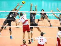 Gdansk, Poland 4th, July 2014 Poland faces Iran in the FIVB Volleyball World League game in Gdansk at ERGO Arena sports hall.
Piotr Nowakows...