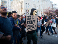 Protest turned violent as hundreds clash with police during an April 30th, 2015 