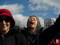 A women is seen praising President Trump during a prayer as hundreds attend a Pro-Trump rally in Bensalem, PA, on March 4th, 2017.
Similar s...