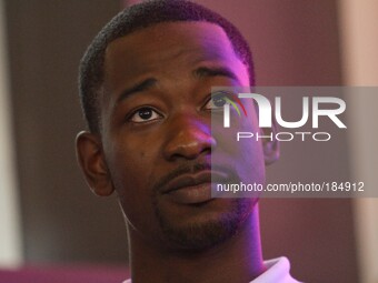 Taguig City, Philippines - NBA player Terrence Ross looks on during a press conference on July 21, 2014. The NBA Stars will be playing again...
