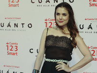 Adriana Ugarte attends the 'Cuanto.Mas Alla del DInero' premiere at Callao cinema on April 20, 2017 in Madrid, Spain.  (