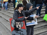 Thousands participate in the National March for Science in Philadelphia, PA, on Earth Day, April 22, 2017. Similar events are held around th...
