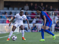 Ashley Lawrence of Paris Saint Germain during the semifinals of UEFA Womens Champions League match between FC Barcelona vs PSG on April 22,...