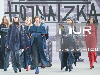 Model showcase creations by a Polish fashion designer Ewa Chojnacka during the Fashion Square 2017.
Krakow join the Fashion World with the f...