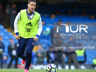 Chelsea's Eden Hazard
during the Premier League match between Chelsea and Southampton at Stamford Bridge, London, England on 25 April 2017....