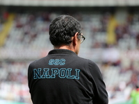 Maurisio Sarri, head coach of SSC Napoli,before the Serie A football match between Torino FC and SSC Napoli at Olympic stadium Grande Torino...