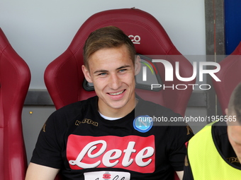 Marko Rog (SSC Napoli) during the Serie A football match between Torino FC and SSC Napoli at Olympic stadium Grande Torino on may 14, 2017 i...