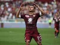 Iago Falque (Torino FC) during the Serie A football match between Torino FC and SSC Napoli at Olympic stadium Grande Torino on may 14, 2017...