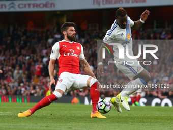Arsenal's Olivier Giroud
during the Premier League match between Arsenal and Sunderland at The Emirates, London, England on 16 May 2017....