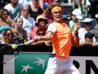 Tennis ATP Internazionali d'Italia BNL Second Round
Alexander Zverev (GER) at Foro Italico in Rome, Italy on May 17, 2017.
 (