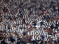 Juventus supporters celebrate the Coppa Italia victory after the final between Juventus FC and SS Lazio at the Olympic Stadium on May 17, 20...