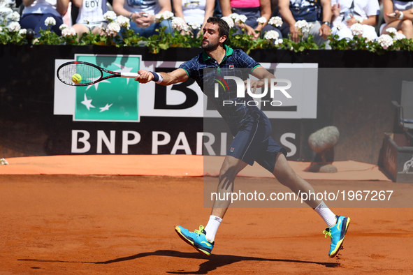 Tennis ATP Internazionali d'Italia BNL quarterfinals
Marin Cilic (CRO) at Foro Italico in Rome, Italy on May 19, 2017.
