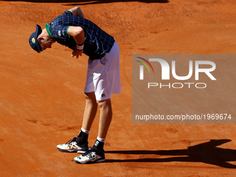 Tennis ATP Internazionali d'Italia BNL semifinal
John Isner (USA) at Foro Italico in Rome, Italy on May 20, 2017.
 (