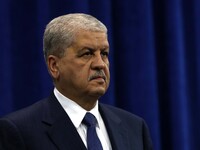 Prime Minister Abdelmalek Sellal attends graduation ceremony for 40 students of the National School of Administration (ENA) in Algiers, Alge...