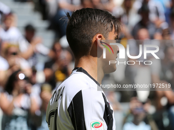 Paulo Dybala (Juventus FC) during the Serie A football match between Juventus FC and FC Crotone at Juventus Stadium on may 21, 2017 in Turin...