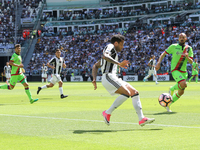Dani Alves (Juventus FC) in action during the Serie A football match between Juventus FC and FC Crotone at Juventus Stadium on may 21, 2017...
