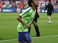 Neymar Jr. before La Liga match between F.C. Barcelona v S.D. Eibar, in Barcelona, on May 21, 2017.  (