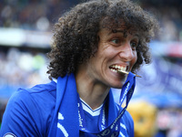Chelsea's David Luiz with medal
during the Premier League match between Chelsea and Sunderland at Stamford Bridge, London, England on 21 May...