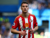 Sunderland's Javier Manquillo 
during the Premier League match between Chelsea and Sunderland at Stamford Bridge, London, England on 21 May...