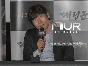 Actor Park Won Sang attend showcase during their new film WARRIORS OF THE DAWN media show case in Seoul, South Korea. (