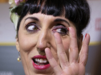  Spanish actress Rossy de Palma attends the 'Academia del Perfume' awards 2017 at the Zarzuela Teather on May 22, 2017 in Madrid, Spain. (