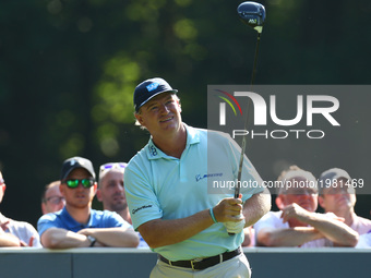Ernie Els of South aFRICA
during 1st Round for the 2017 BMW PGA Championship on the west Course at Wentworth on May 25, 2017 in Virginia Wat...