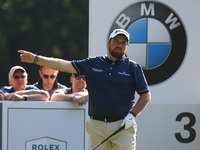  Shane Lowry of Ireland 
during 1st Round for the 2017 BMW PGA Championship on the west Course at Wentworth on May 25, 2017 in Virginia Wate...