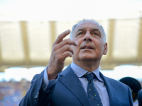 James Pallotta during the Italian Serie A football match between A.S. Roma and F.C. Genoa at the Olympic Stadium in Rome, on may 28, 2017. (