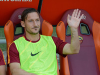 Francesco Totti during the Italian Serie A football match between A.S. Roma and F.C. Genoa at the Olympic Stadium in Rome, on may 28, 2017....