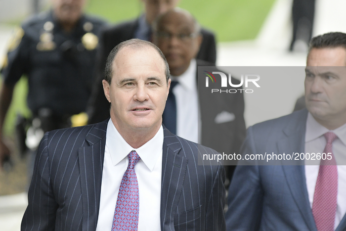 Cosbys lead defense attorney Brian McMonagle arrives at the Montgomery County Courthouse for the start day of the sexual assault trail in No...
