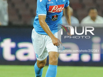 Raul Albiol of SSC Napoli during Pre Season Friendly match between SSC Napoli and PAOK FC Football / Soccer at Stadio San Paolo on August 2,...