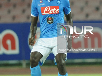 Kalidou Koulibaly of SSC Napoli during Pre Season Friendly match between SSC Napoli and PAOK FC Football / Soccer at Stadio San Paolo on Aug...
