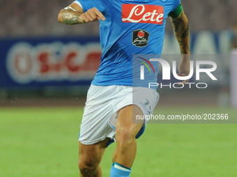 Marek Hamsik of SSC Napoli during Pre Season Friendly match between SSC Napoli and PAOK FC Football / Soccer at Stadio San Paolo on August 2...