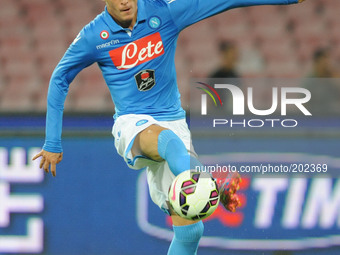 Jose' Maria Callejonof SSC Napoli during Pre Season Friendly match between SSC Napoli and PAOK FC Football / Soccer at Stadio San Paolo on A...