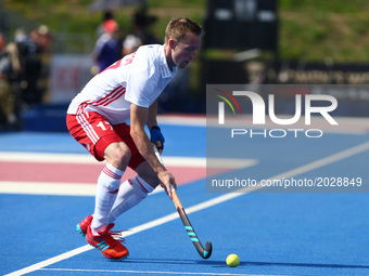 Barry Middleton of England
 during The Men's Hockey World League Semi-Final 2017 Group A match between England  and Malaysia The Lee Valley...