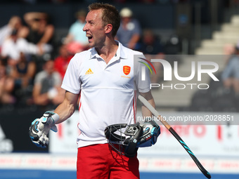 Barry Middleton of England
 during The Men's Hockey World League Semi-Final 2017 Group A match between England  and Malaysia The Lee Valley...