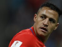 Alexis Sanchez of Chile national team during the Group B - FIFA Confederations Cup Russia 2017 match between Germany and Chile at Kazan Aren...