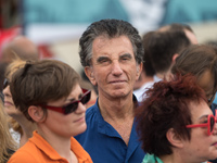 President of the Arab World Institute (IMA) Jack Lang  march during Gay Pride 2015 in Paris, on June 24th 2017. 2017 marks the 40th annivers...