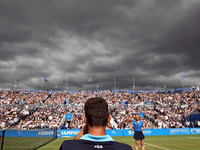 Marin Cilic CRO after  Men's Doubles  Final match on the day  seven of the ATP Aegon Championships at the Queen's Club in west London on Jun...