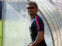 BARCELONA-SPAIN -05 August: Luis Enrique in FC Barcelona training in the field of La Masia, the August 5, 2014. Photo: Joan Valls / Urbanand...
