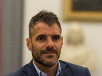 Simone Perrotta attend the presentation to the press 'Rome Half Marathon Via Pacis' ,event promoted by Roma Capitale and the Pontifical Coun...
