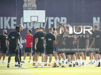 FC Barcelona players during the training, on 17 july 2017. Photo: Joan Valls/Urbanandsport/Nurphoto -- (