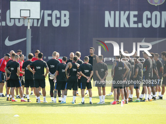  FC Barcelona players during the training, on 17 july 2017. Photo: Joan Valls/Urbanandsport/Nurphoto -- (