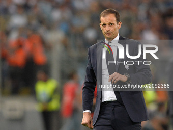 Massimiliano Allegri during the Tim Cup football match F.C. Juventus vs S.S. Lazio at the Olympic Stadium in Rome, on may 17, 2017. (